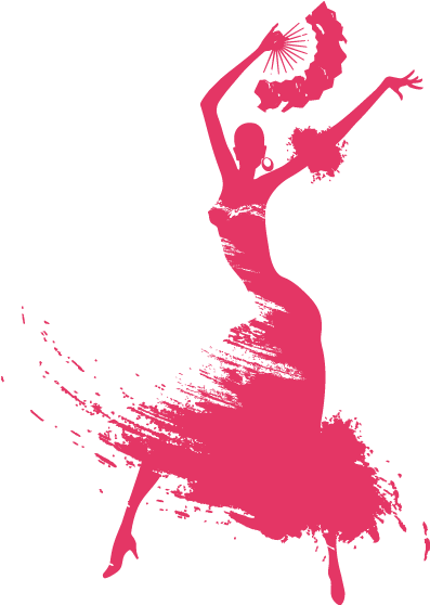 Flamenca Bailando Dibujo Png - Cinco De Mayo Silhouette (600x600), Png Download