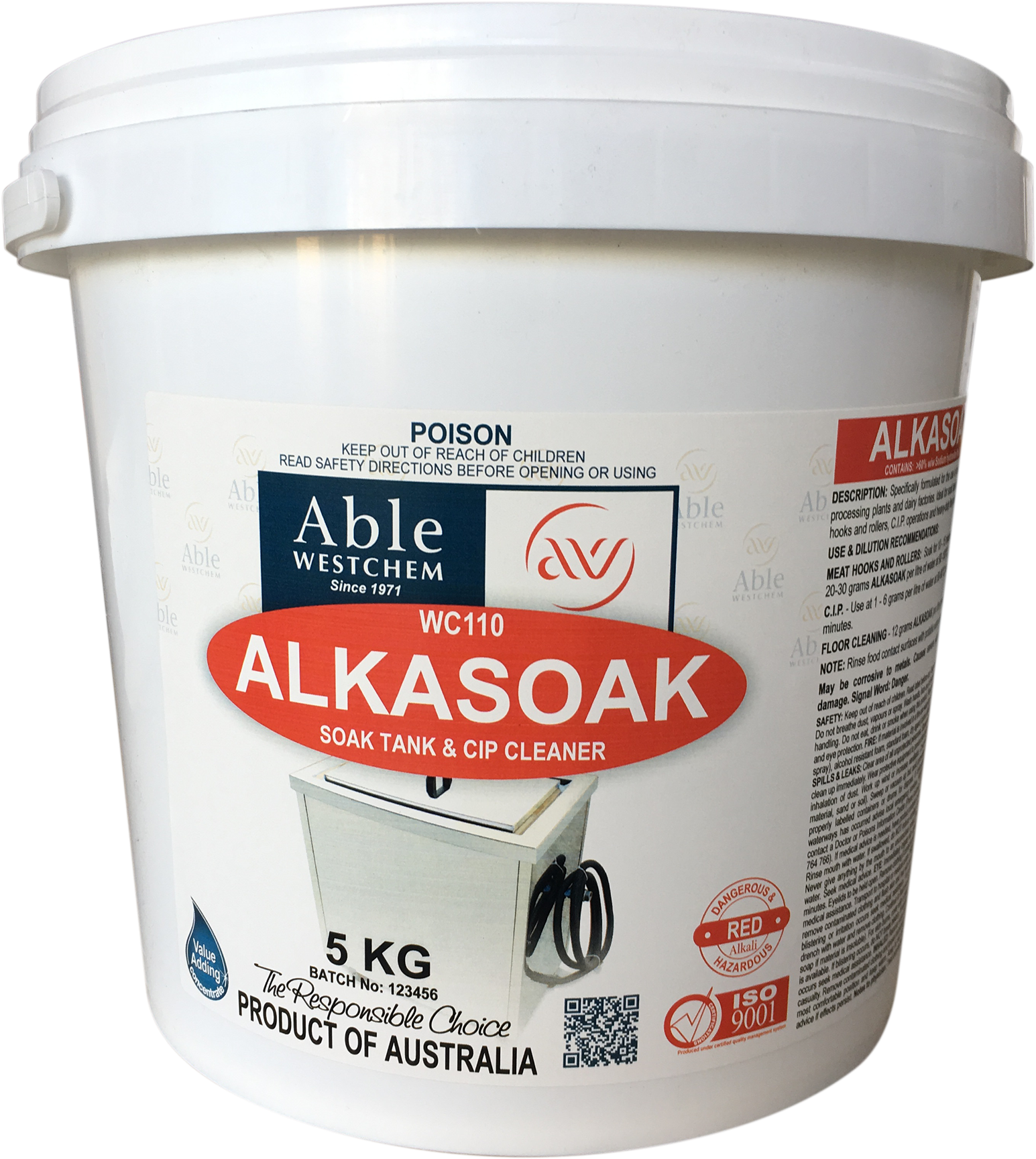 Alkasoak 5kg V=1539573222 - Urinal Deodorizer Block (1800x1800), Png Download