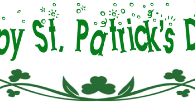 Patricks Day Clipart Border - Saint Patrick's Day (640x480), Png Download