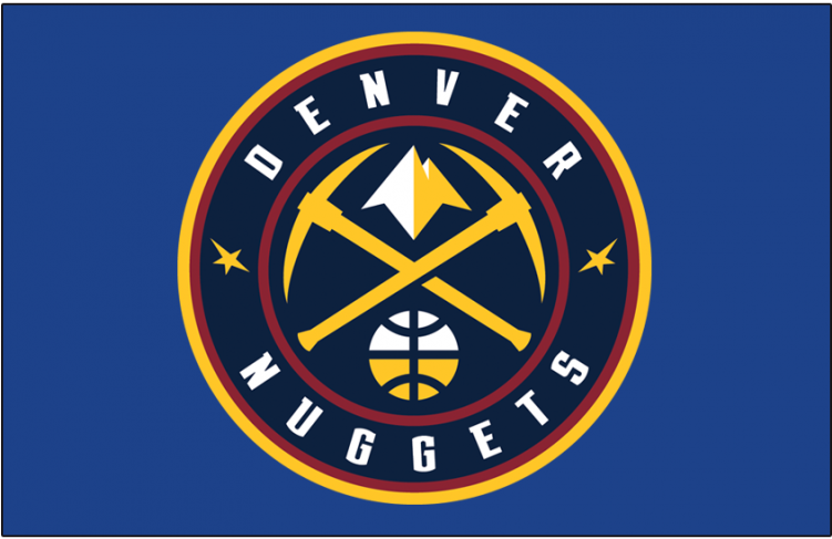 Denver Nuggets Logos Iron Ons - Denver Nuggets Logo 2018 (750x930), Png Download