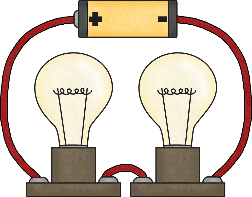 Clip Art Black And White Library Electricity Circuit - 4th Grade Electricity Science (1021x800), Png Download