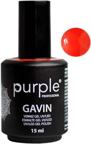 Purple Verniz Gel Gavin 15 Ml - Nail Polish (600x600), Png Download