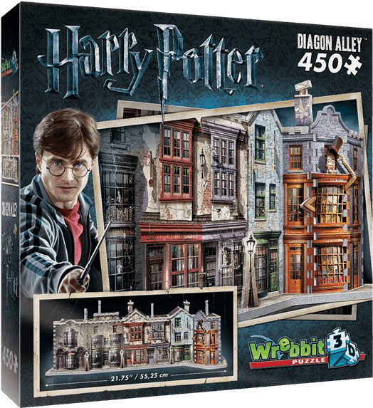 3d Puzzle Diagon Alley (600x600), Png Download