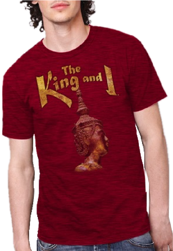 King And I Unisex Antique Cherry Tee - T-shirt (800x800), Png Download