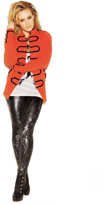 Hilary Duff Png - Hilary Duff Nylon (587x700), Png Download