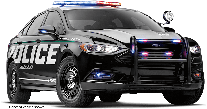 2019 Police Responder Hybrid Sedan - Ford Crown Victoria Police Interceptor 2018 (860x460), Png Download