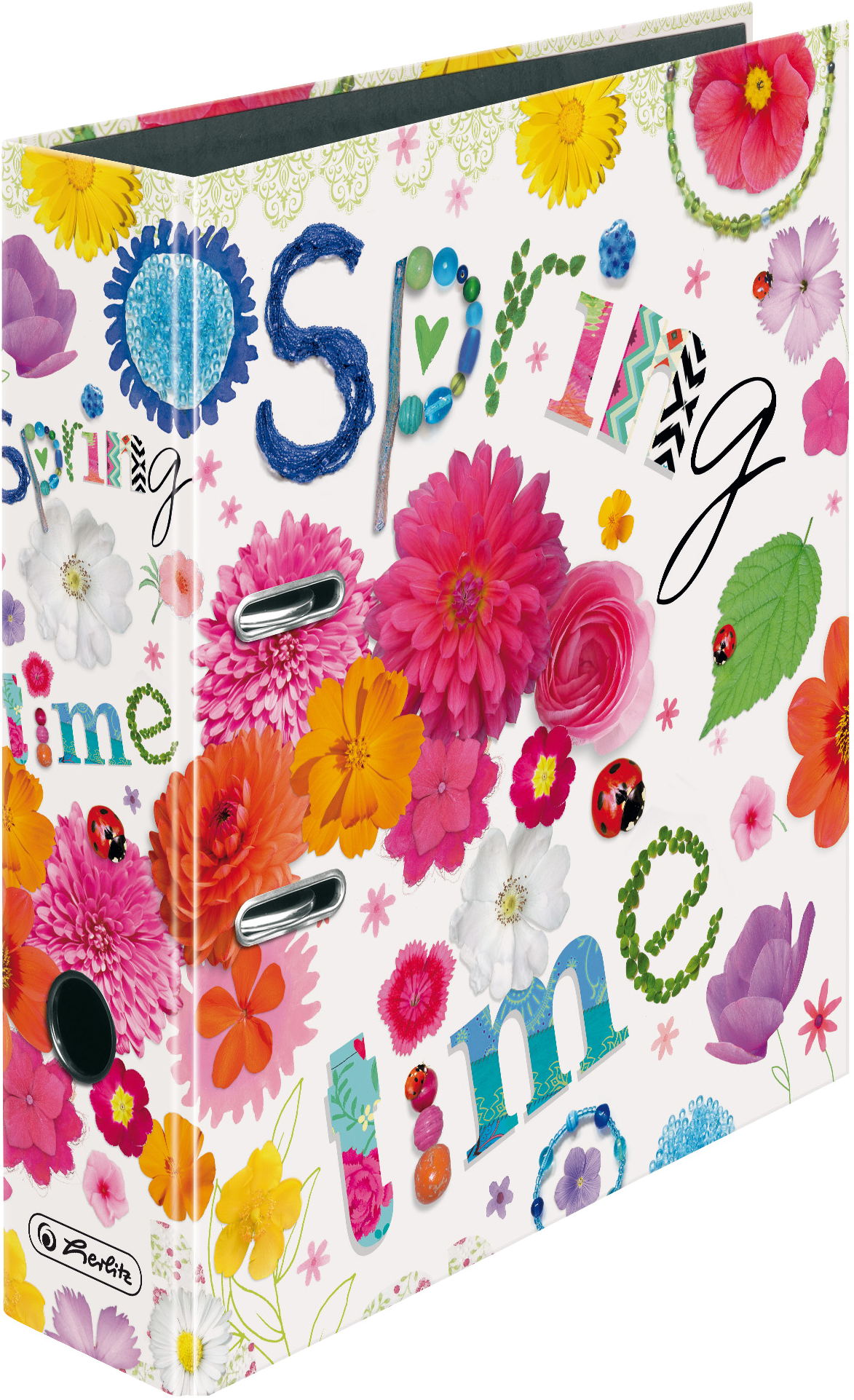 Lever Arch File A4 8cm Springtime Max - Herlitz Motivordner / Din A4 / 80mm Breit / Maiglöckchen (1931x1931), Png Download