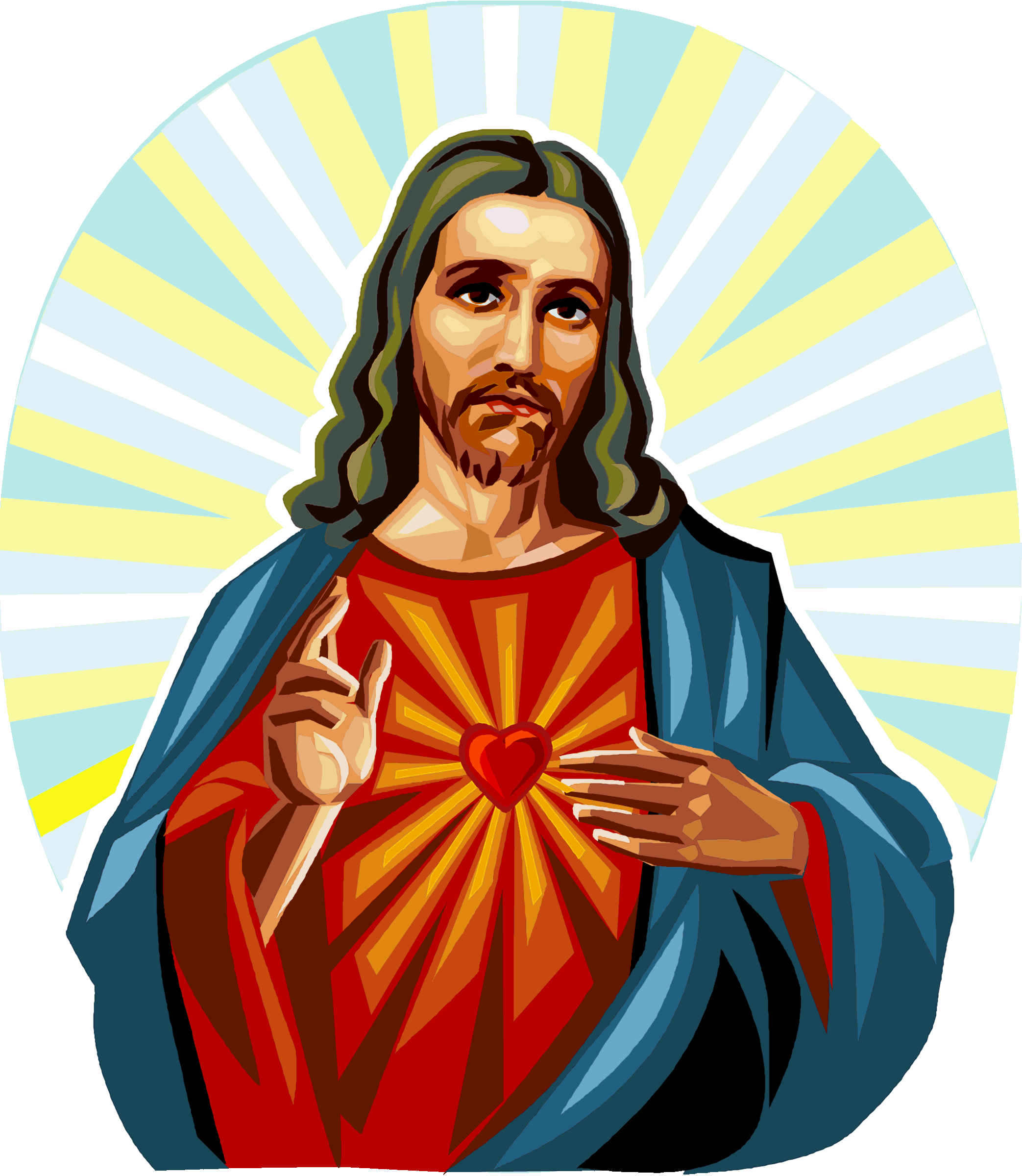 Jesus Christ Clipart Images Clipartmonk Free Clip Art - Jesus Christ Clipart (2086x2400), Png Download