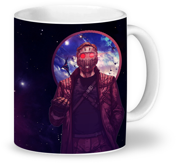 Caneca Peter Quill Guardians Of The Galaxy De Felipe - Guardians Of The Galaxy (800x800), Png Download