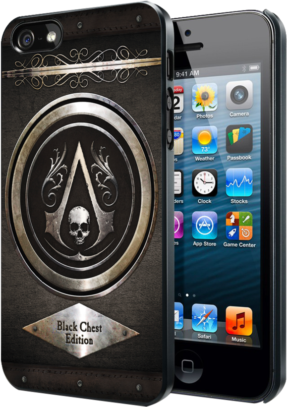 Assassins Creed Black Flag Logo Samsung Galaxy S3 S4 - Train Your Dragon Case (796x1024), Png Download