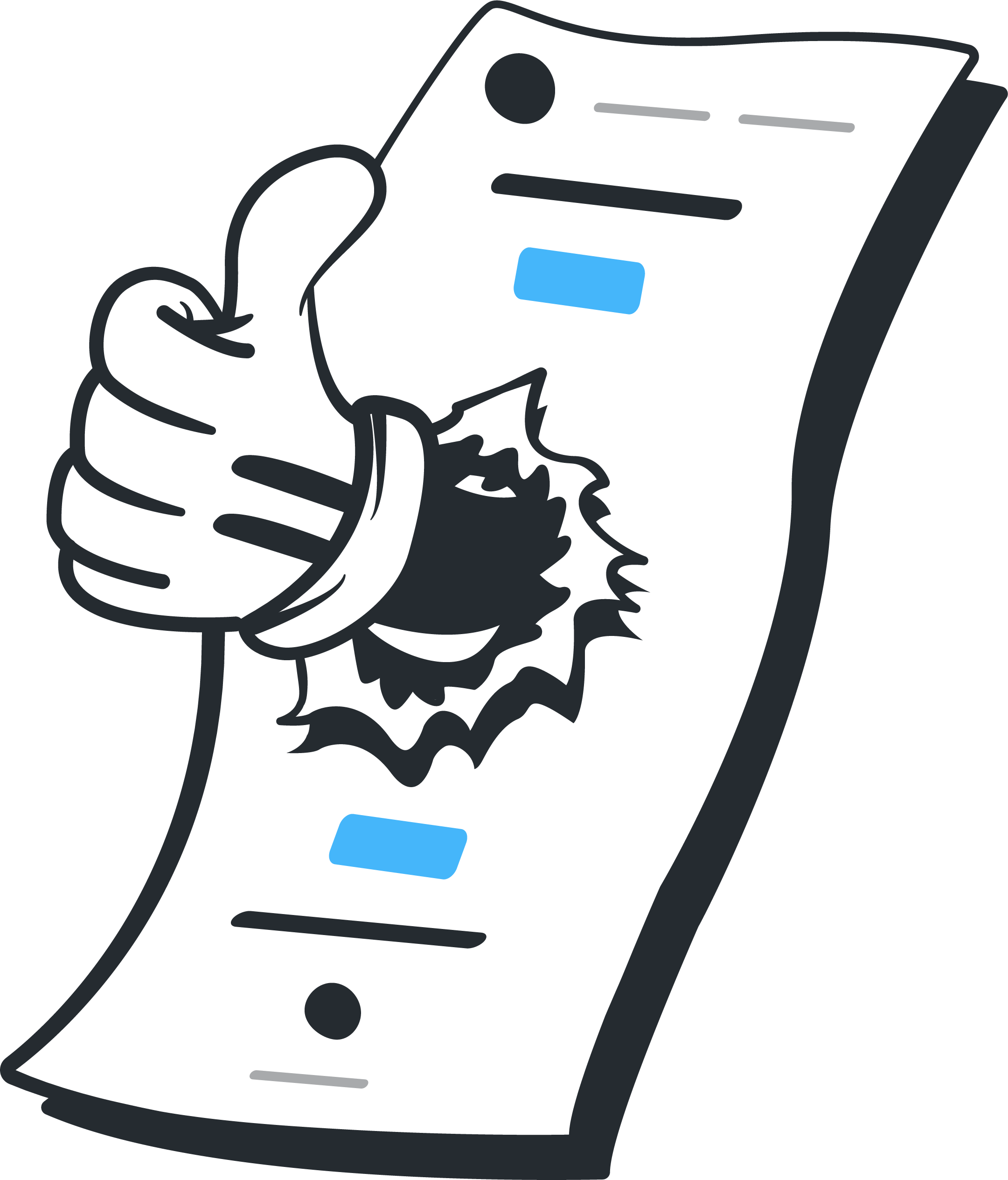 A Damn Fine Landing Page - Product (2161x2529), Png Download