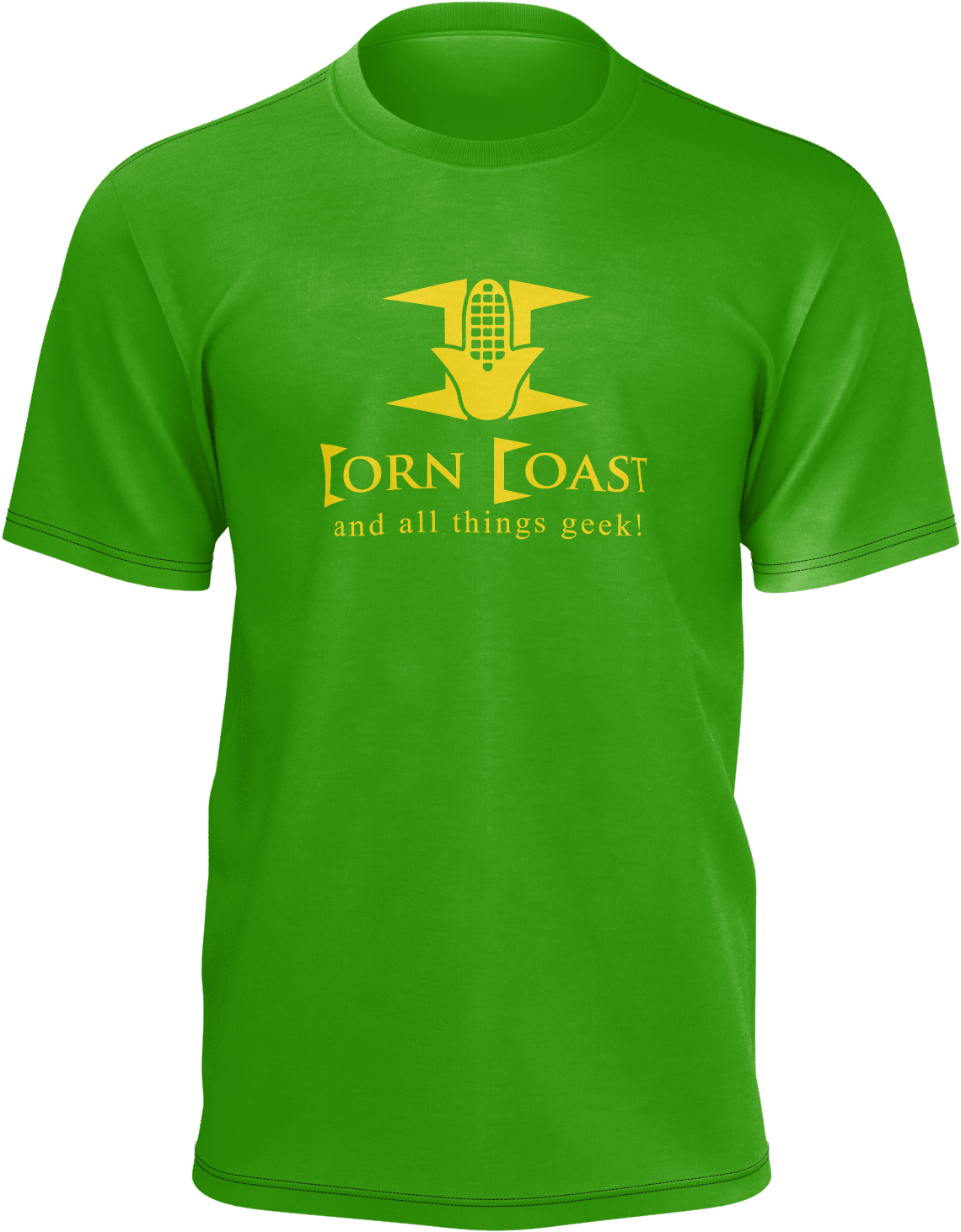 Corn Coast T-shirt - Orchid Green T Shirt (1600x1600), Png Download