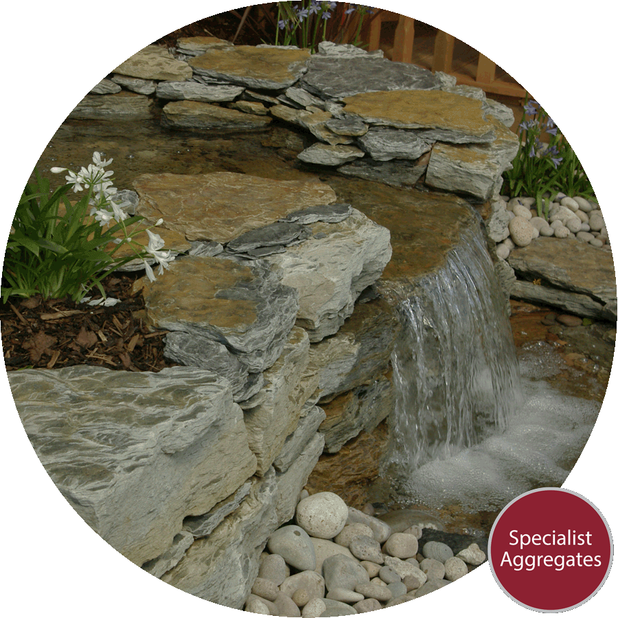 Yorkstone Rockery Waterfall - Water Feature (900x899), Png Download