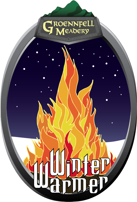 Winter Warmer Mead - Bonfire (481x690), Png Download
