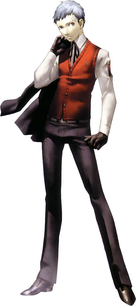 Persona 3 Characters (465x1048), Png Download