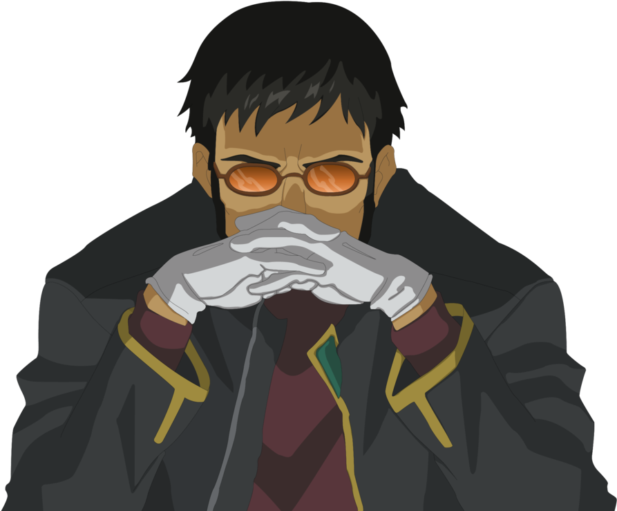 170kib, 900x764, Gendo Hikari - Gendo Ikari (900x764), Png Download