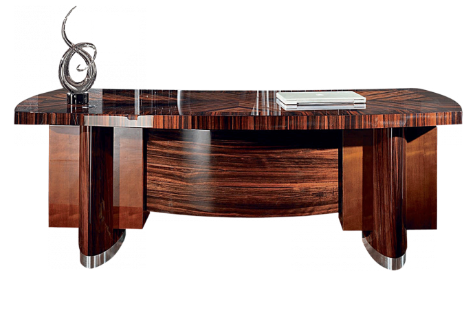 Giorgio Usa Luna Desk Front View - Desk (736x460), Png Download