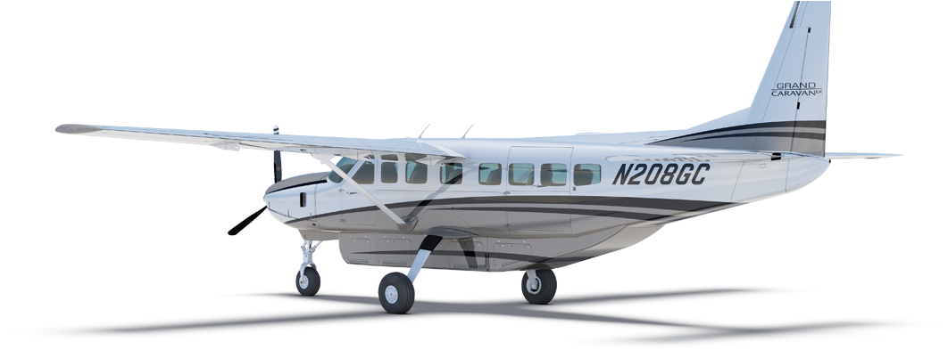 Cessna Grand Caravan Png (1255x437), Png Download