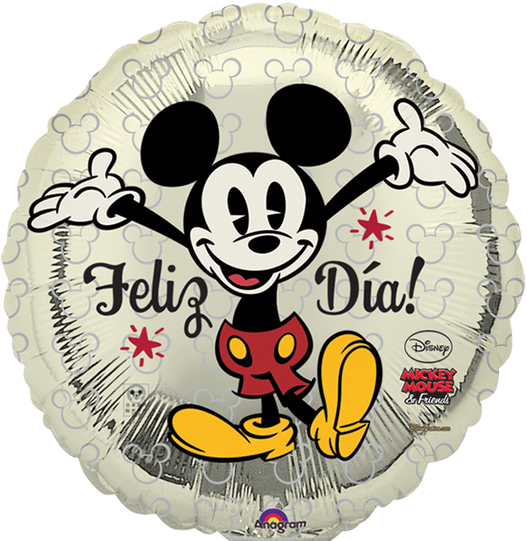Felicidades > Feliz Día > Tamaño - Mickey Mouse New Animation (600x600), Png Download