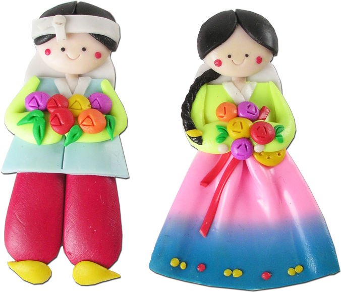 Memo Holder Pair Of 10 Pcs 08 - Doll (700x602), Png Download