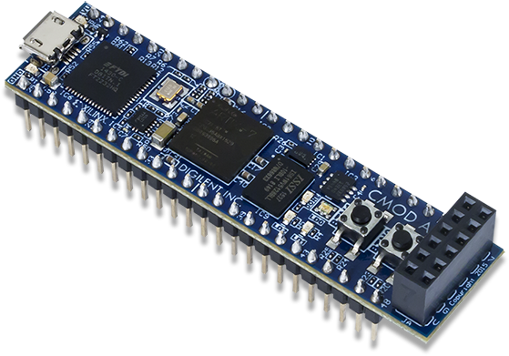 Breadboardable Artix-7 Fpga Module Product Image - Digilent 410-328-35t Cmod A7-35t Fpga Board 225 Kb (600x600), Png Download