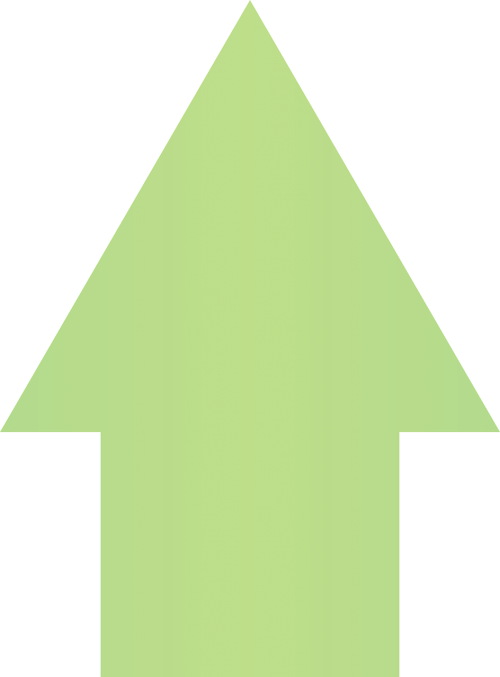 Vector Graphics - Arrow Up Icon Green (500x677), Png Download