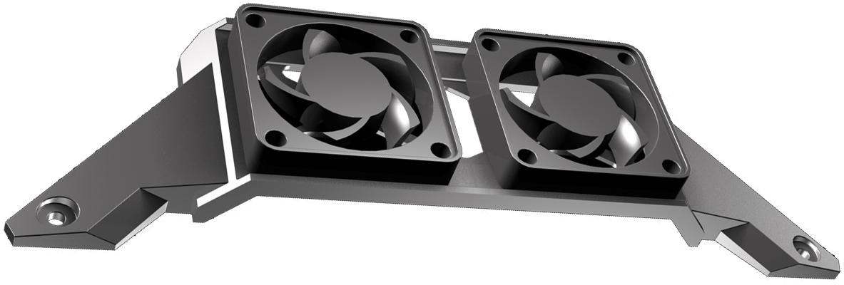 3d Print - M 2 Fan Stand (1183x400), Png Download