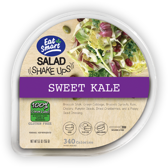 Eat Smart Salad Shake Ups (559x558), Png Download