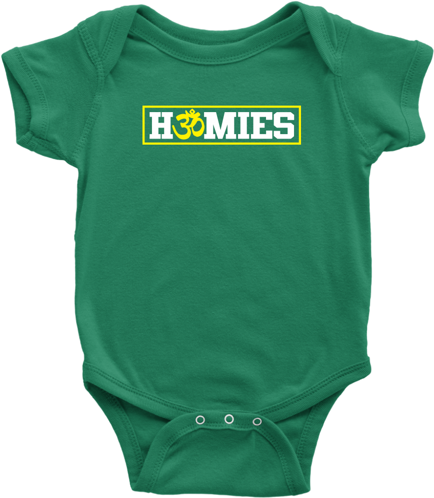 Homies Om Baby Onesie - Infant Bodysuit (1024x1024), Png Download