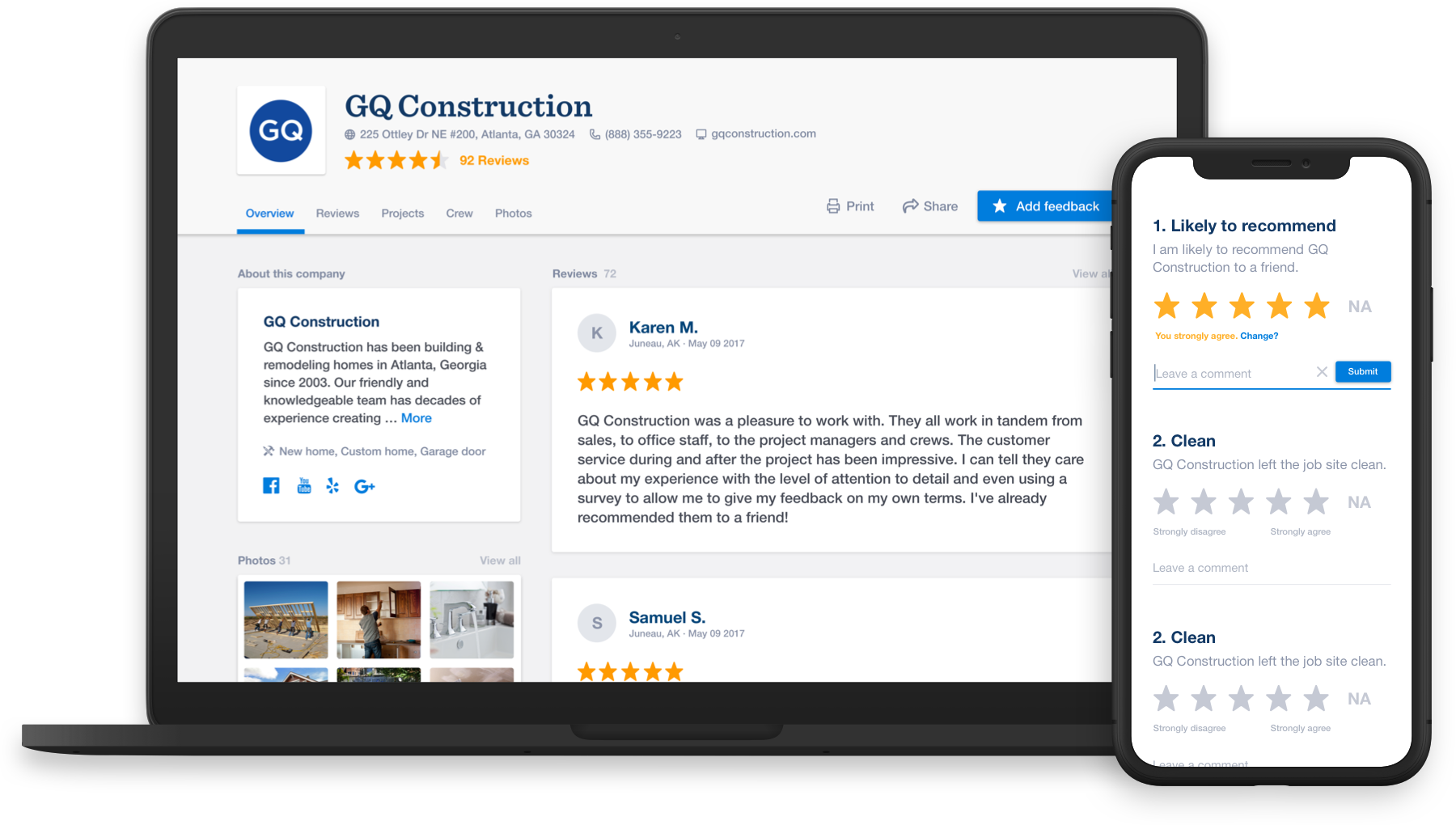 Guildquality Offers Affordable Online Customer Satisfaction - Application Software (1800x1020), Png Download