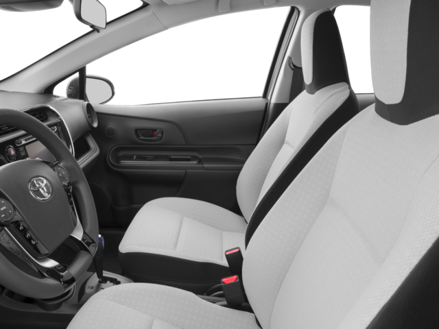 New 2018 Toyota Prius C - Prius 2018 White Seat (640x480), Png Download