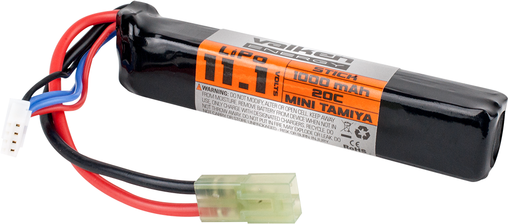 Battery Valken Energy Lipo 11 1v 1000mah 20c Stick - Valken 11.1 Lipo (1000x1000), Png Download