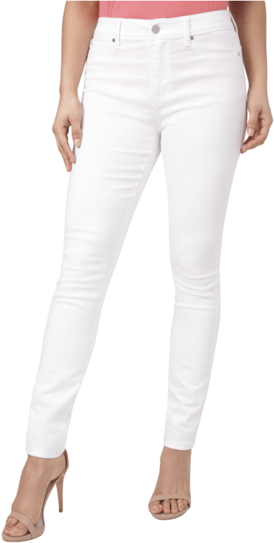 Hi Rise Skinny Jean (571x800), Png Download