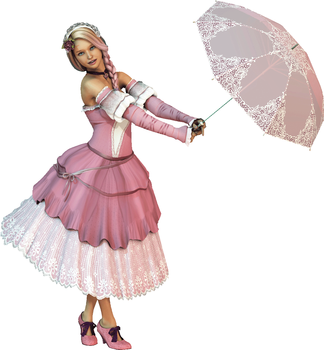 Sticker Princesse Lea Ambiance Sticker Col Sand A118 - Transparent Princess Femme Png (1200x1200), Png Download