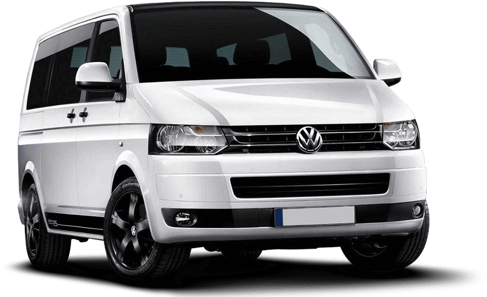 Vw Bus T6 Weiß (1050x600), Png Download