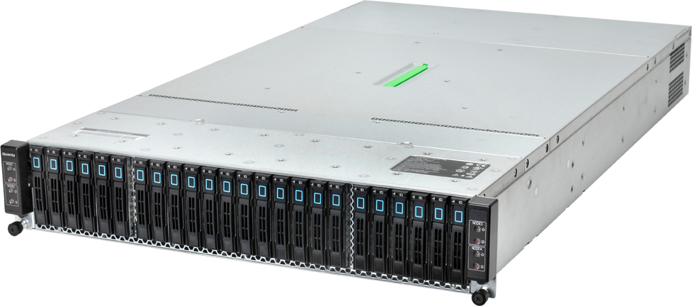 2u Twin Server - Qct - 1s2l0000105 - Quanta S810-x52l-2 Ivb Series (977x432), Png Download