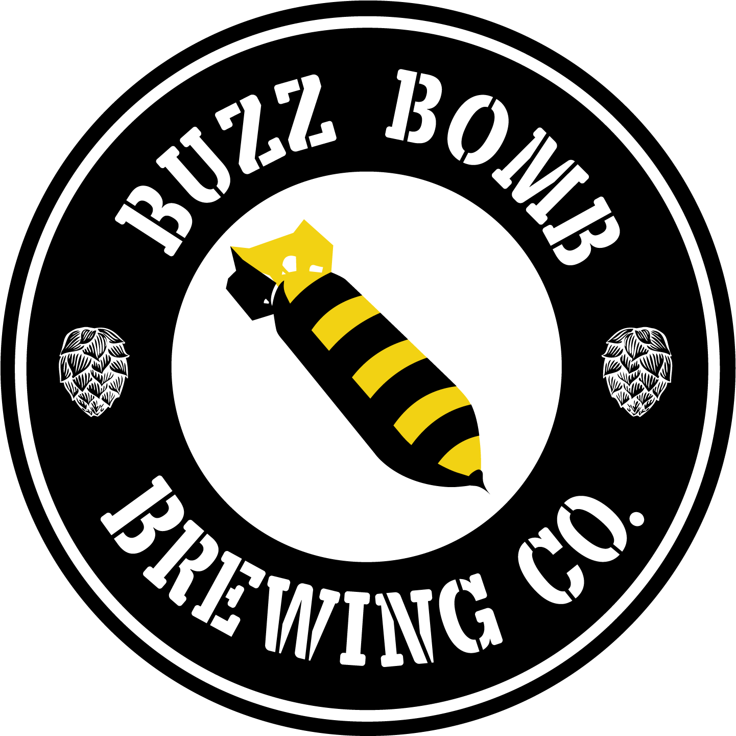 Buzz Bomb Brewing Co (1519x1680), Png Download