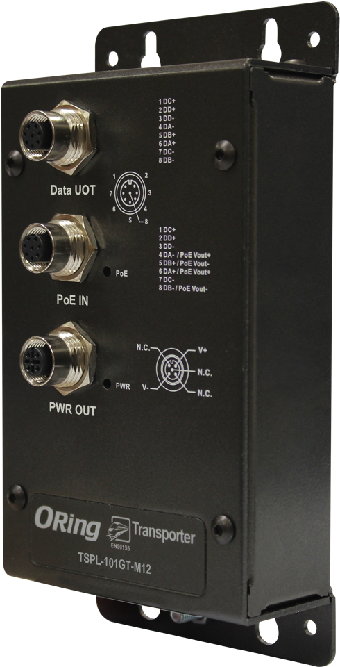 Tspl 101gt M12 24v - Power Over Ethernet (522x1000), Png Download