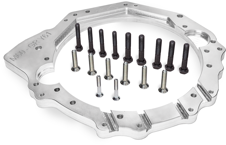 03 Adapter Bmw M60 M60 Nissan Patrol Y61 - Bmw M60 Gearbox Adapter (900x900), Png Download