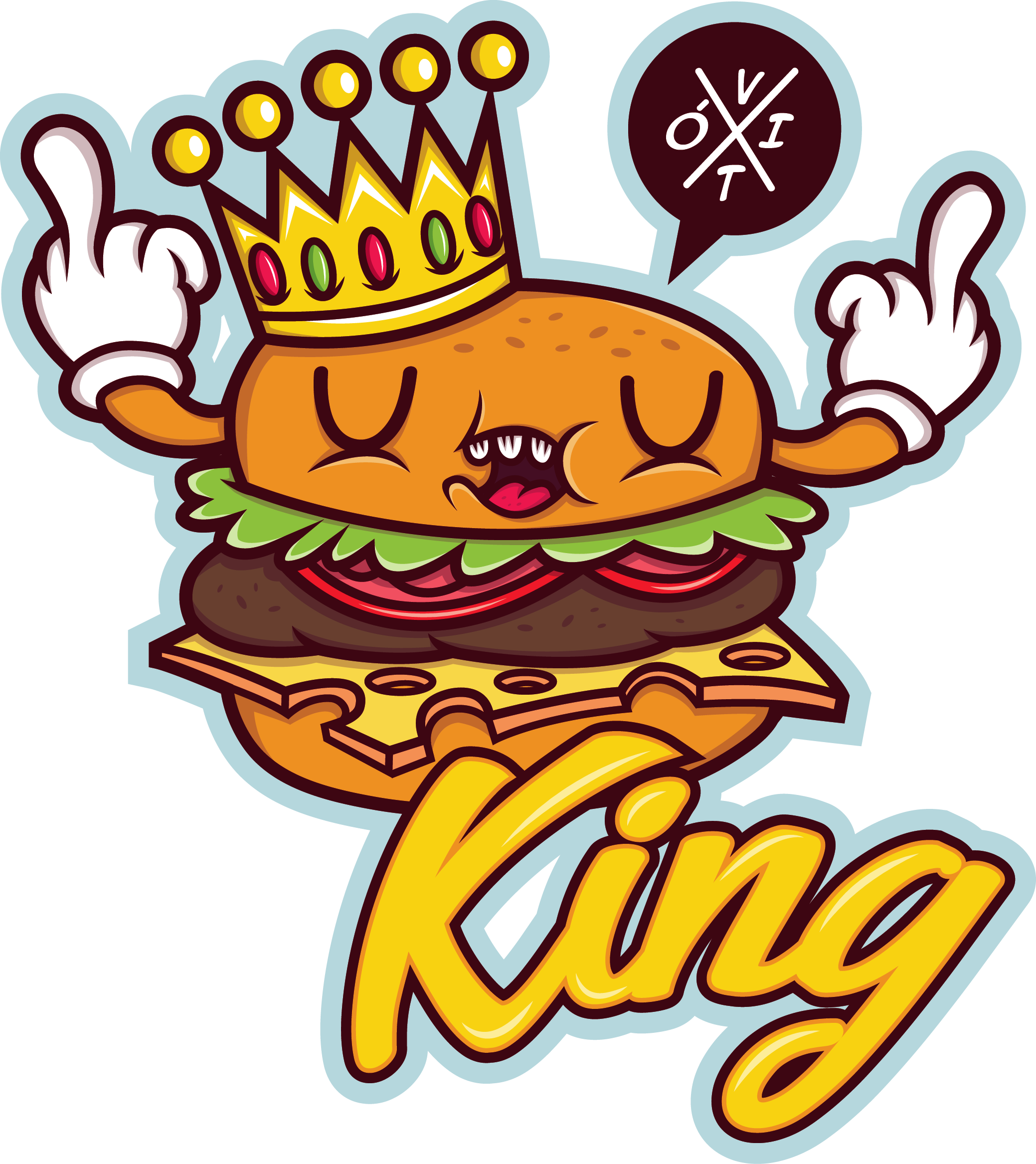 Illustration "burger King" 🍔👑 💻 Http - Illustration (2078x2334), Png Download