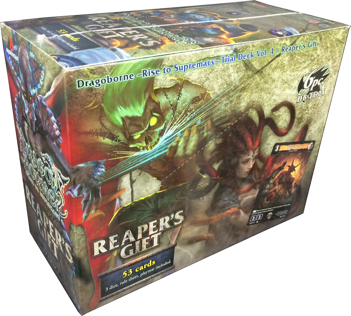 Dragoborne Reaper's Gift Trial Deck - Action Figure (1139x1025), Png Download