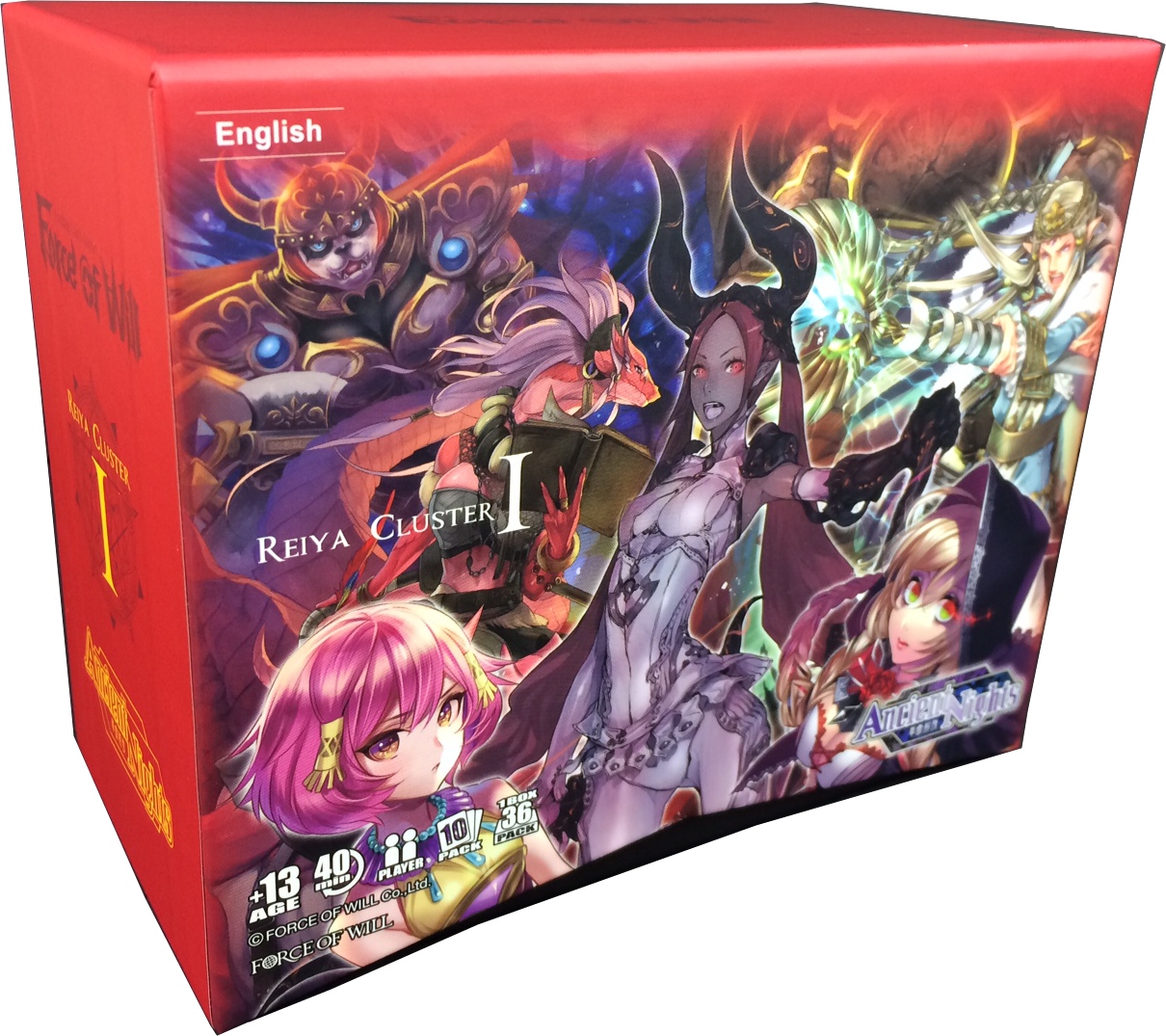 Force Of Will R1 Booster Display Ancient Nights - Force Of Will Noches Remotas Sobre (castellano) (1210x1075), Png Download