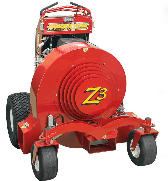 Hurricane 35hp Blower Z3 - Hurricane Stand On Blower (687x739), Png Download