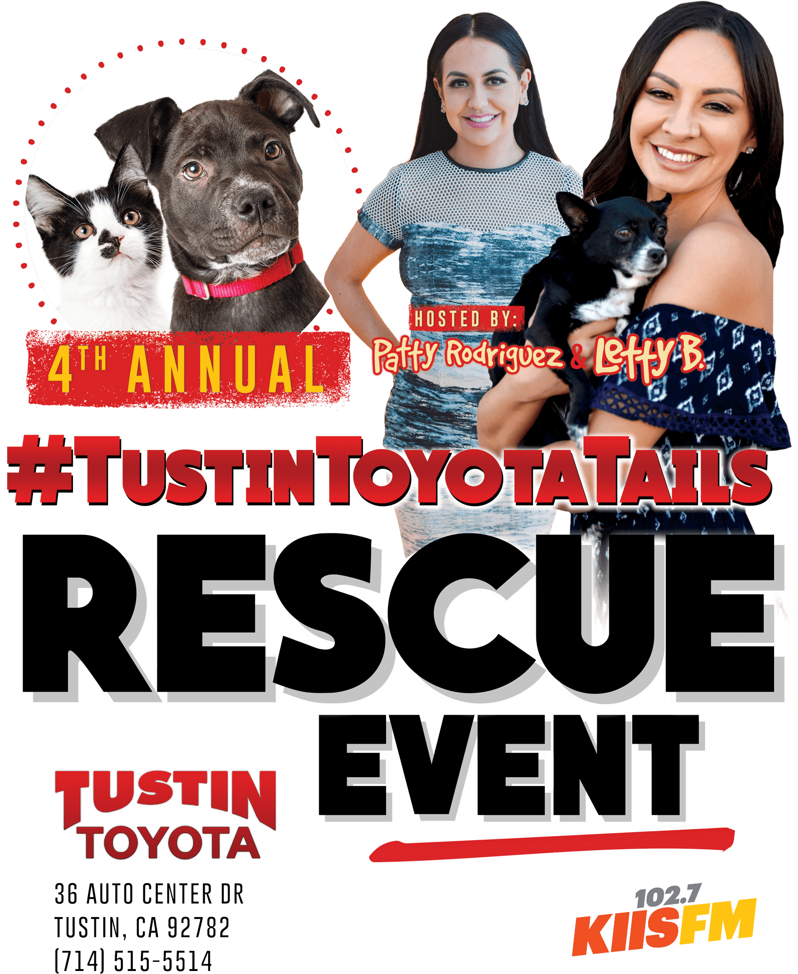 Tustin Toyota Tails Rescue Event - Toyota (1600x2073), Png Download