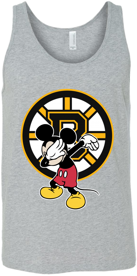 Boston Bruins Mickey Mouse Dabbing Nhl Hockey Shirts - Trademarx Inc Chicago Blackhawks Nhl Licensed Wall (1024x1024), Png Download