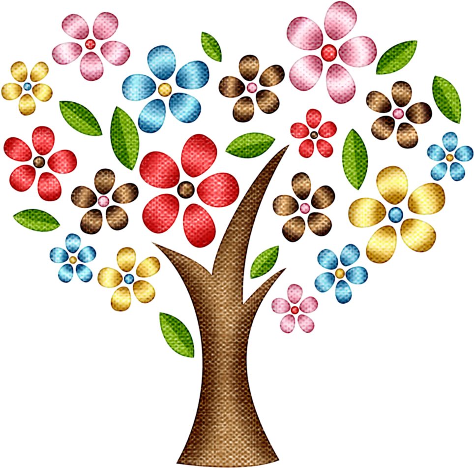 Фото, Автор Andy-video На Яндекс - Clipart Arbre Multicolore (1024x1020), Png Download