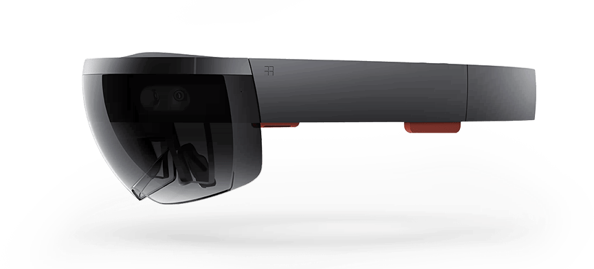 The Microsoft Hololens - Microsoft Hololens (864x392), Png Download