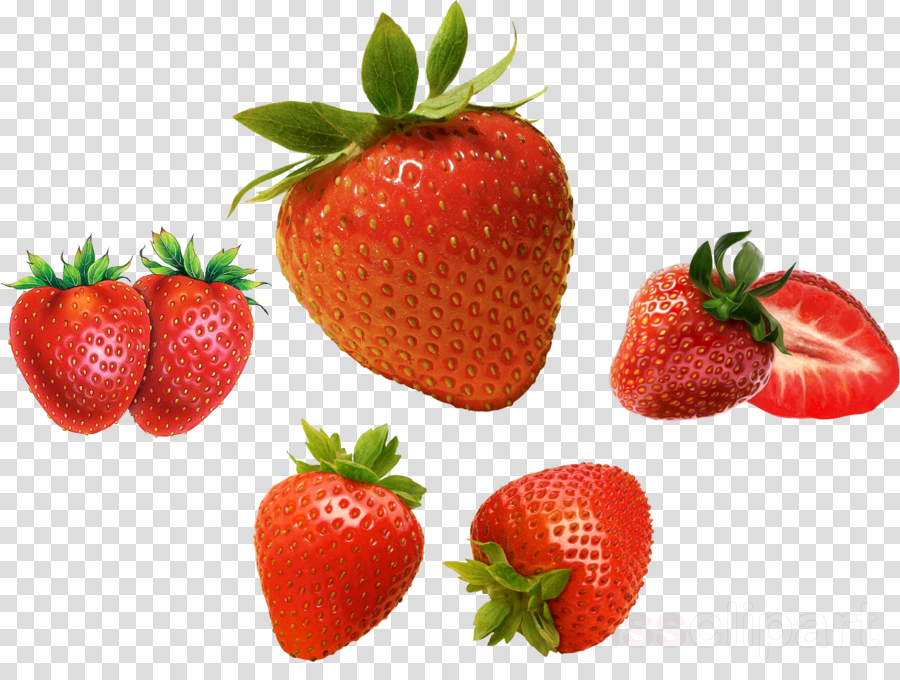 Клубника Png Clipart Strawberry Fruit - Love You Berry Much Round Ornament (900x680), Png Download