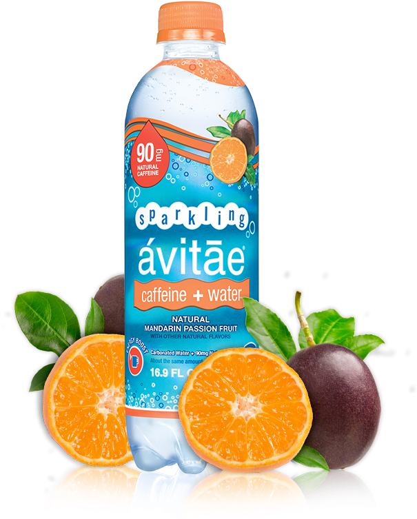 90mg Natural Caffeine - Avitae Caffeine + Water, Sparkling, Natural Black Cherry (900x800), Png Download