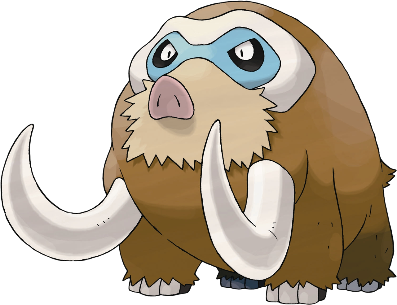 Pokemon Mamoswine (1280x1280), Png Download